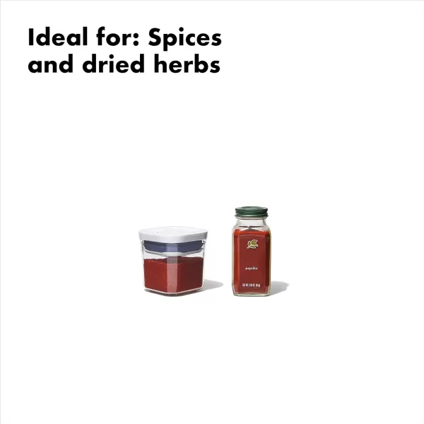 OXO Good Grips POP Container - Airtight Food Storage - Big Square Medium 4.4 Qt Ideal for 5lbs of flour or sugar