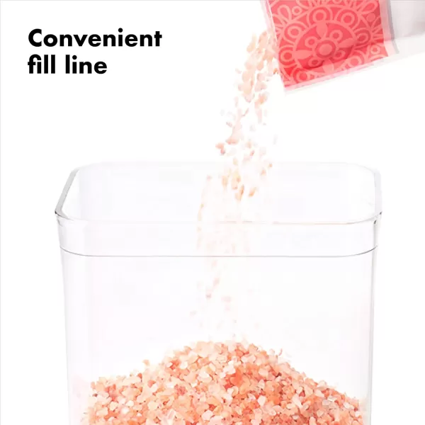OXO Good Grips POP Container - Airtight Food Storage - Big Square Medium 4.4 Qt Ideal for 5lbs of flour or sugar