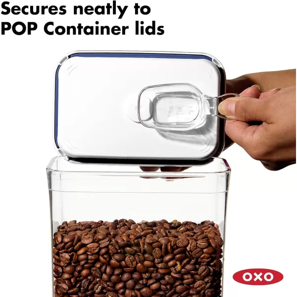 OXO Good Grips POP Container Coffee Scoop, Clear)