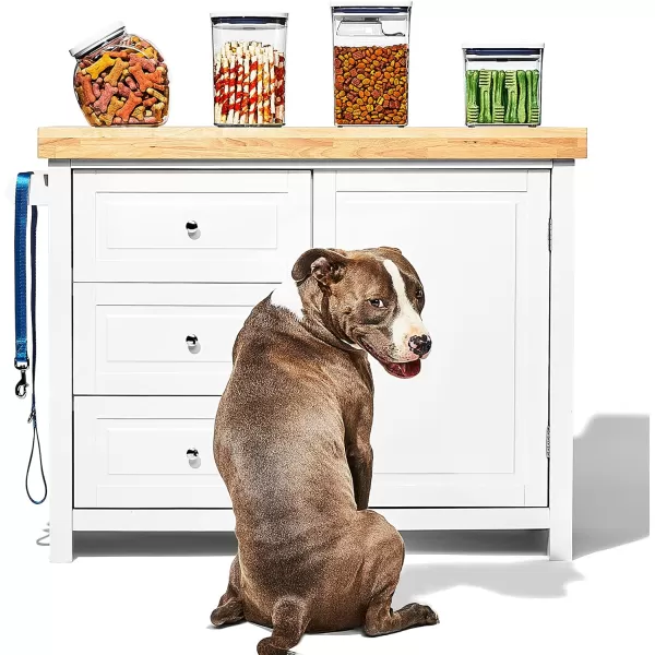 OXO Good Grips Pet POP Container – 3.3 Qt/3.1 L |Ideal for up to 3lbs of Dog Food or 2.5lbs of Cat Food | Airtight Dog and Cat Food Storage Container | BPA Free