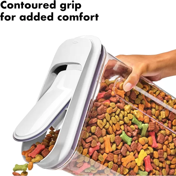 OXO Good Grips Pet POP Container – 3.3 Qt/3.1 L |Ideal for up to 3lbs of Dog Food or 2.5lbs of Cat Food | Airtight Dog and Cat Food Storage Container | BPA Free