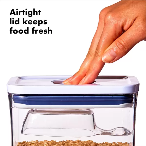 OXO Good Grips Pet POP Container – 3.3 Qt/3.1 L |Ideal for up to 3lbs of Dog Food or 2.5lbs of Cat Food | Airtight Dog and Cat Food Storage Container | BPA Free