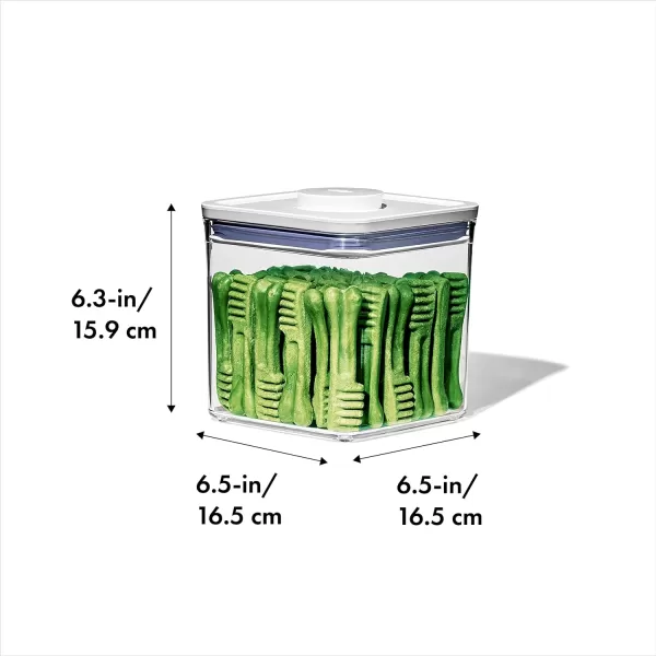 OXO Good Grips Pet POP Container – 3.3 Qt/3.1 L |Ideal for up to 3lbs of Dog Food or 2.5lbs of Cat Food | Airtight Dog and Cat Food Storage Container | BPA Free