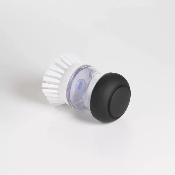 OXO Good Grips Soap Dispensing Palm Brush, Black/Clear/White