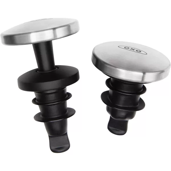 OXO Steel Vertical Lever Corkscrew with Removable Foil Cutter