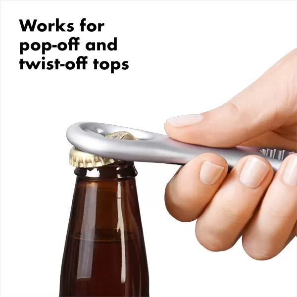 OXO Steel Vertical Lever Corkscrew with Removable Foil Cutter