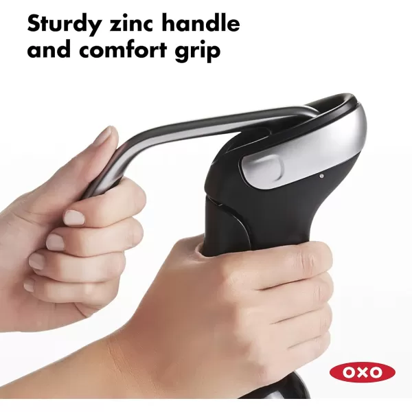 OXO Steel Vertical Lever Corkscrew with Removable Foil Cutter