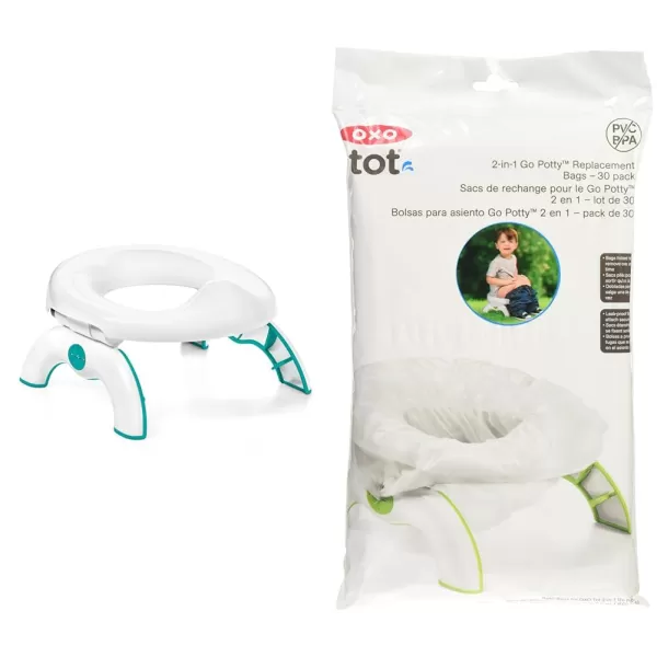 OXO Tot 2-in-1 Go Potty - Gray, 1 Count 