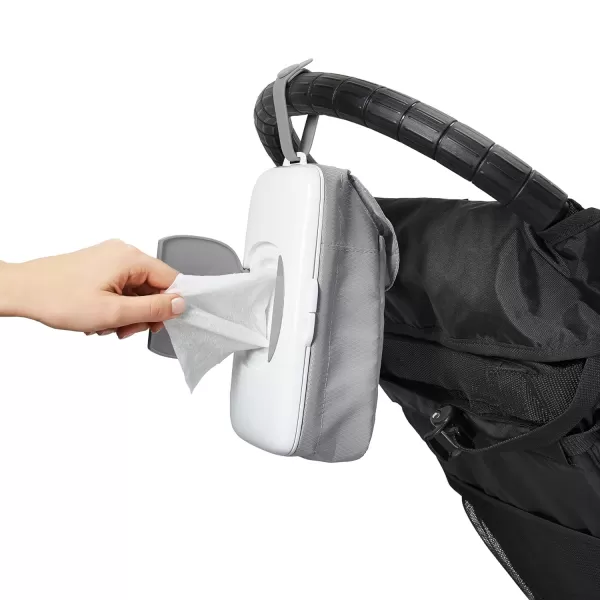 OXO Tot On-The-Go Wipes Dispenser with Diaper Pouch, Gray