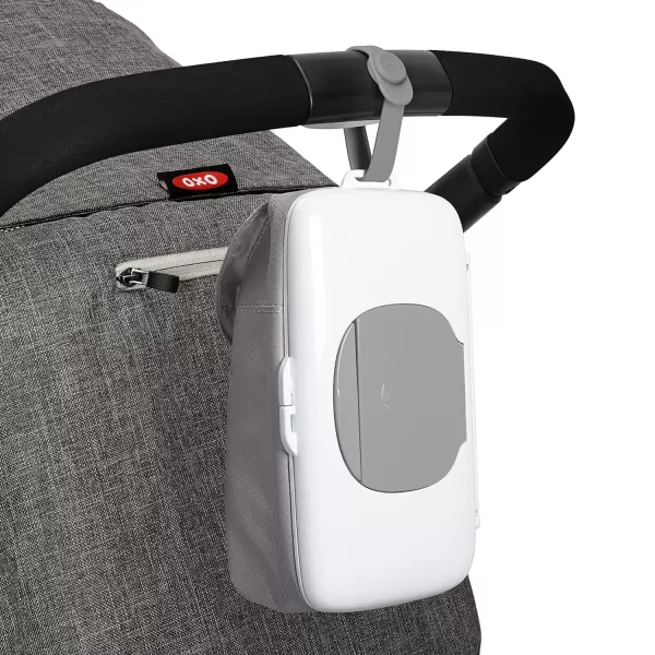 OXO Tot On-The-Go Wipes Dispenser with Diaper Pouch, Gray