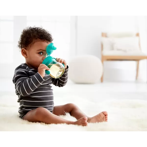 OXO Tot Transitions Soft Spout Sippy Cup with Removable Handles - 6 oz. - Blossom