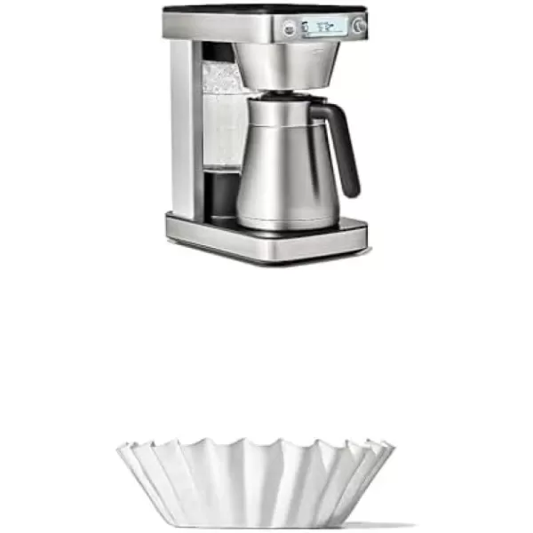 OXO Brew 12-Cup Coffee Maker With Podless Single-Serve Function,Silver
