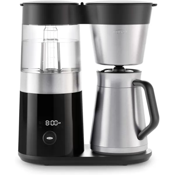 OXO Brew 9 Cup Stainless Steel Coffee Maker,Silver, Black