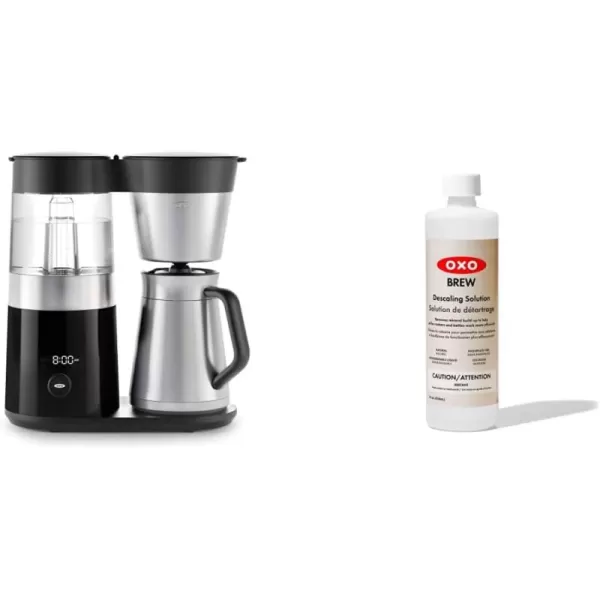 OXO Brew 9 Cup Stainless Steel Coffee Maker,Silver, Black