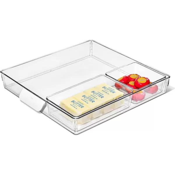 OXO Good Grips Fridge Egg Holder with Removable Tray and Lid