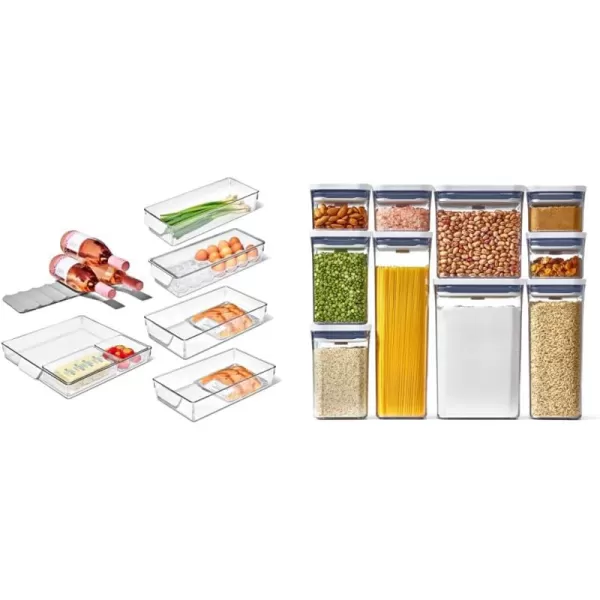 OXO Good Grips Fridge Egg Holder with Removable Tray and Lid