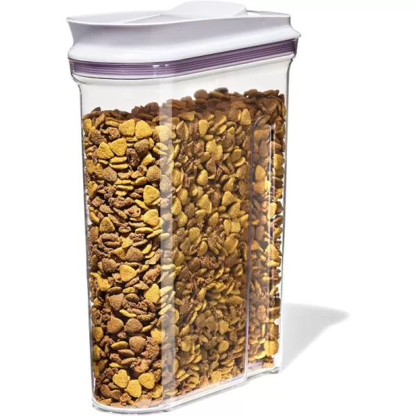 OXO Good Grips Pet POP Container – 3.3 Qt/3.1 L |Ideal for up to 3lbs of Dog Food or 2.5lbs of Cat Food | Airtight Dog and Cat Food Storage Container | BPA Free
