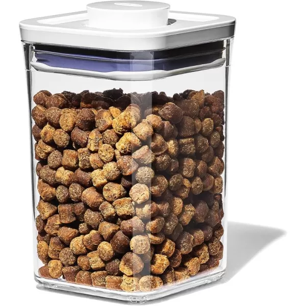 OXO Good Grips Pet POP Container – 3.3 Qt/3.1 L |Ideal for up to 3lbs of Dog Food or 2.5lbs of Cat Food | Airtight Dog and Cat Food Storage Container | BPA Free