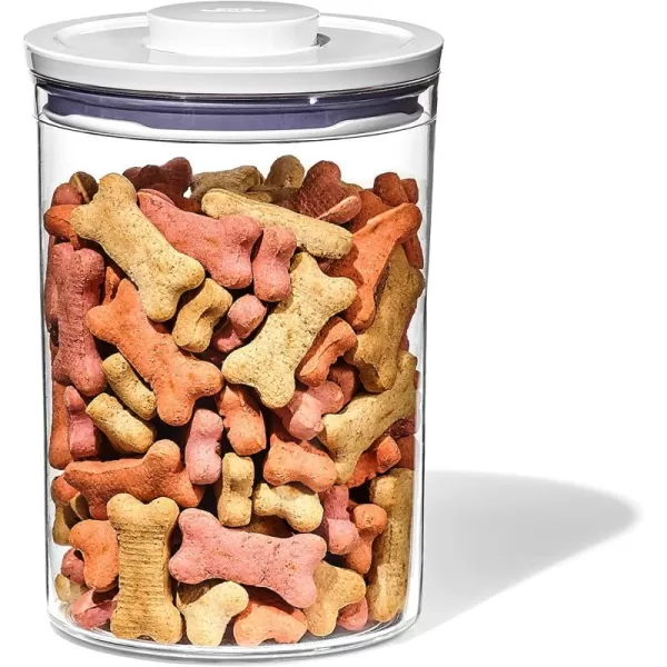 OXO Good Grips Pet POP Container – 3.3 Qt/3.1 L |Ideal for up to 3lbs of Dog Food or 2.5lbs of Cat Food | Airtight Dog and Cat Food Storage Container | BPA Free
