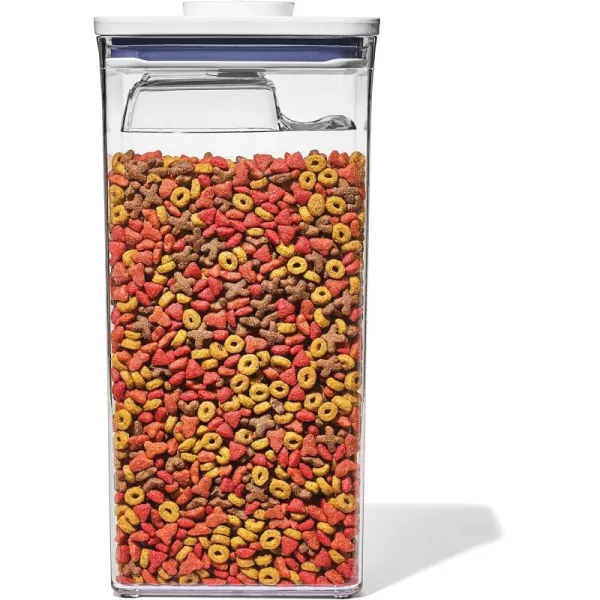 OXO Good Grips Pet POP Container – 3.3 Qt/3.1 L |Ideal for up to 3lbs of Dog Food or 2.5lbs of Cat Food | Airtight Dog and Cat Food Storage Container | BPA Free
