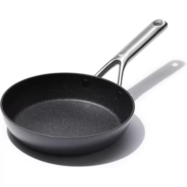 OXO Professional 12" Frying Pan Skillet, Hard Anodized Ceramic Nonstick Cookware PFAS-Free, Induction Suitable, Stainless Steel Handles, Diamond Reinforced Coating, Dishwasher Safe, Oven Safe, Black