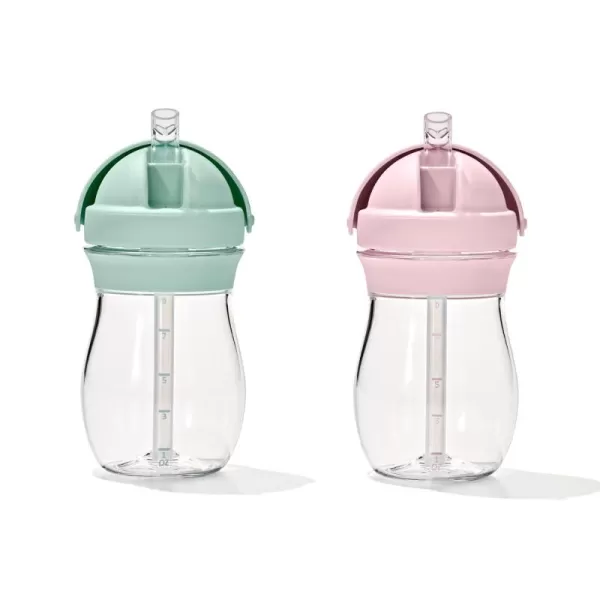 OXO Tot Transitions Straw Cup 9 oz. - Opal and Dusk - 2 Pack