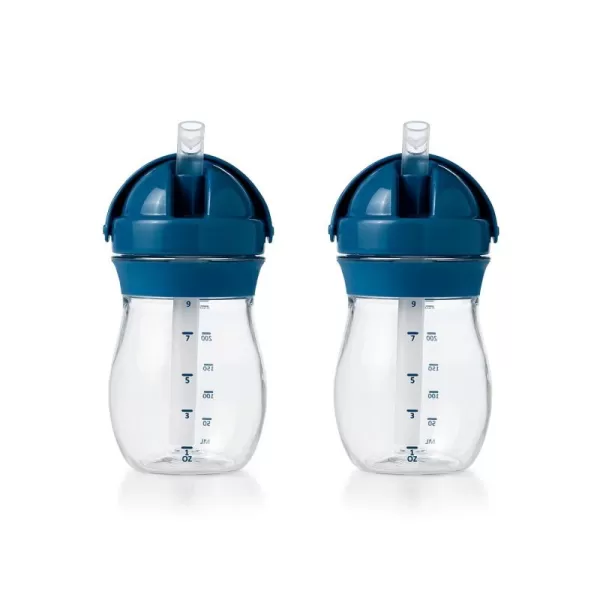 OXO Tot Transitions Straw Cup 9 oz. - Opal and Dusk - 2 Pack