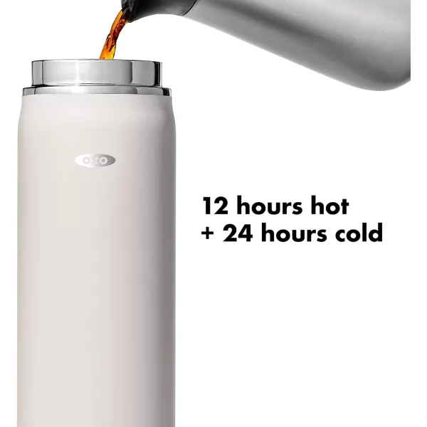 OXO 40 oz Insulated Handled Lid Water Bottle, Rose Quartz