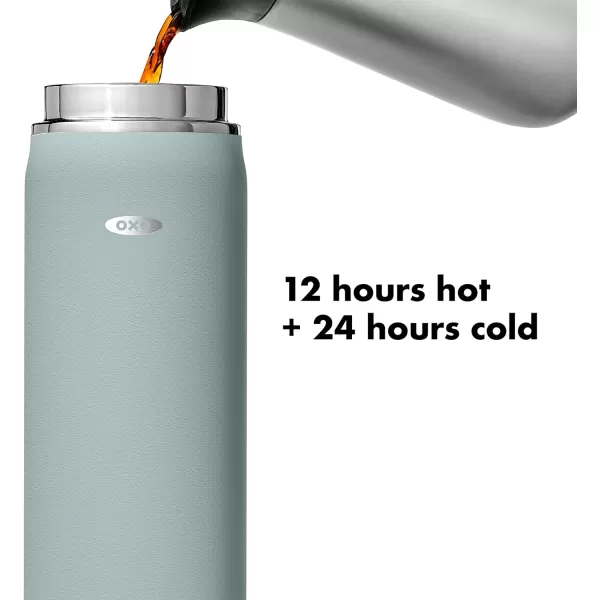 OXO 40 oz Insulated Handled Lid Water Bottle, Rose Quartz