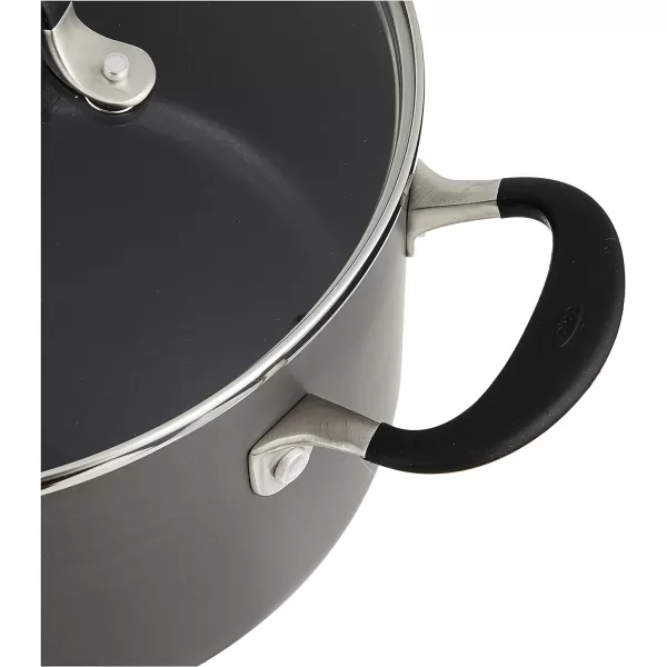 OXO Good Grips 10 Piece Cookware Pots and Pans Set, 3-Layered German Engineered Nonstick Coating, Stainless Steel Handle with Nonslip Silicone, Gray,Black