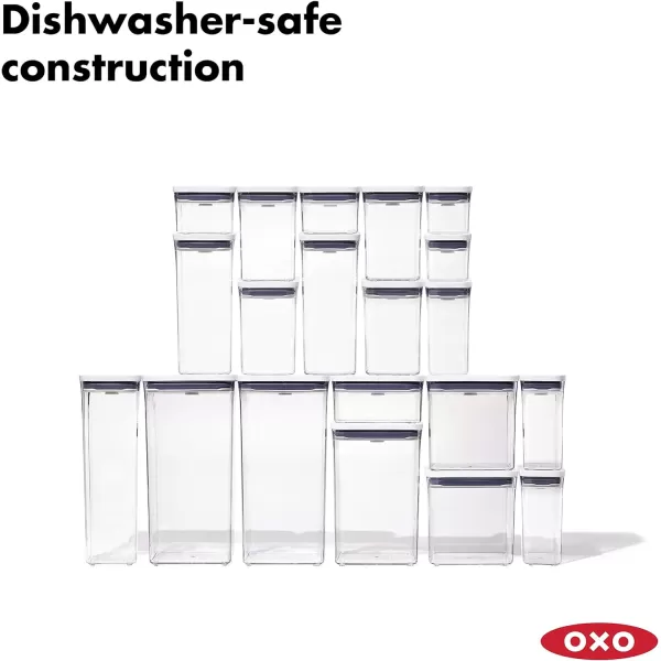 OXO Good Grips 10-Piece POP Container Set, White