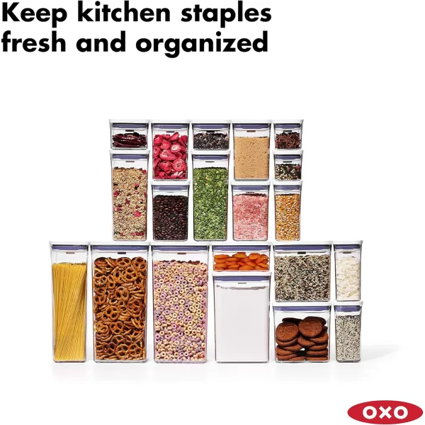 OXO Good Grips 10-Piece POP Container Set, White