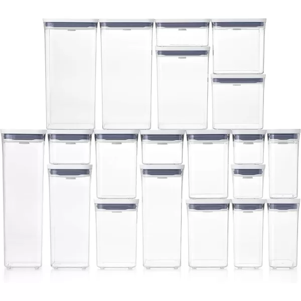 OXO Good Grips 10-Piece POP Container Set, White