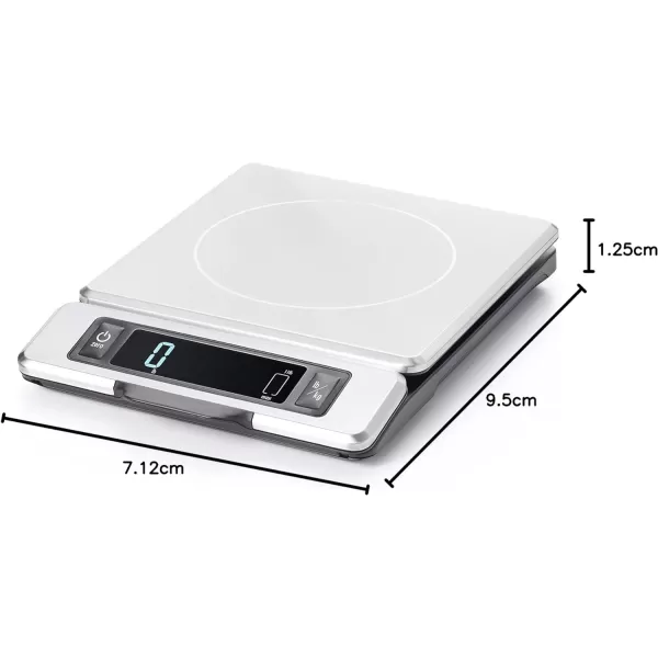 OXO Good Grips 11-Pound Stainless Steel Food Scale with Pull-Out Display