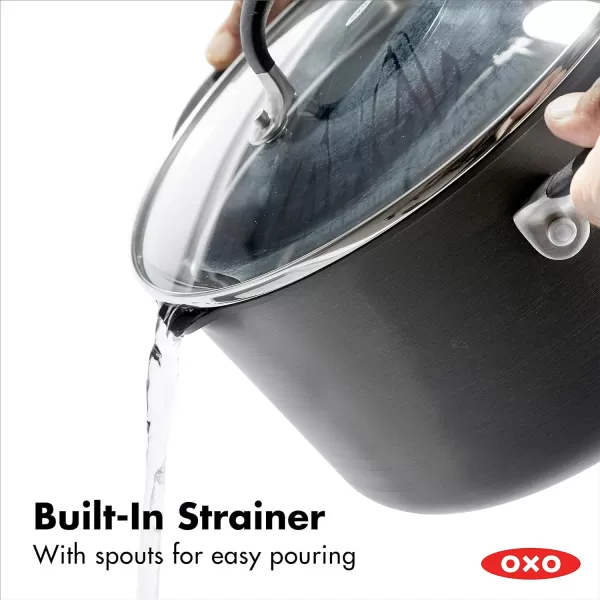 OXO Good Grips 11” Square Grill Pan, 3-Layered German Engineered Nonstick Coating, Stainless Steel Handle with Nonslip Silicone, Black
