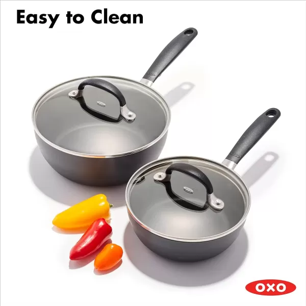 OXO Good Grips 11” Square Grill Pan, 3-Layered German Engineered Nonstick Coating, Stainless Steel Handle with Nonslip Silicone, Black