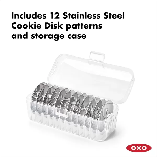 OXO Good Grips 12-Piece Cookie Press Set