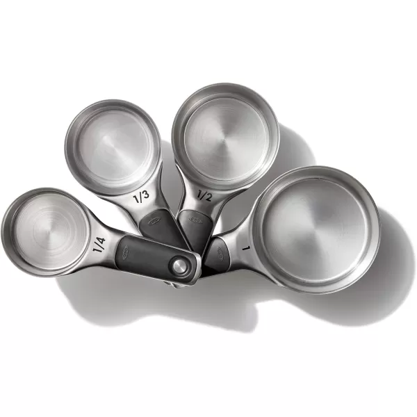 OXO Good Grips 3-Piece Angled Measuring Cup Set, Black