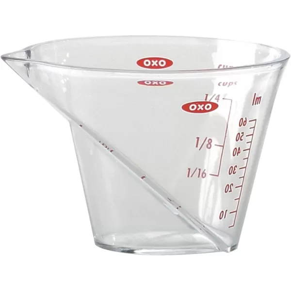 OXO Good Grips 3-Piece Angled Measuring Cup Set, Black