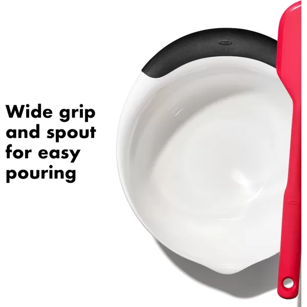 OXO Good Grips 3-Piece Angled Measuring Cup Set, Black