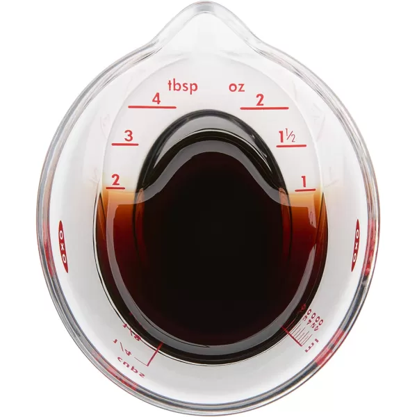 OXO Good Grips 3-Piece Angled Measuring Cup Set, Black