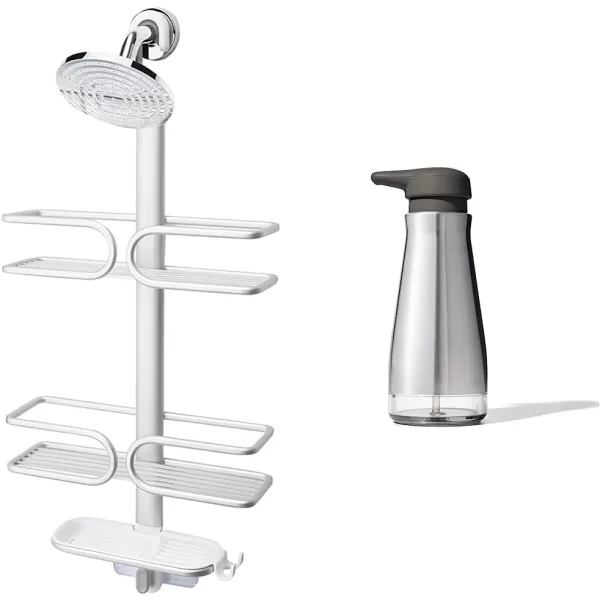 OXO Good Grips 3 Tier Aluminum Shower Caddy