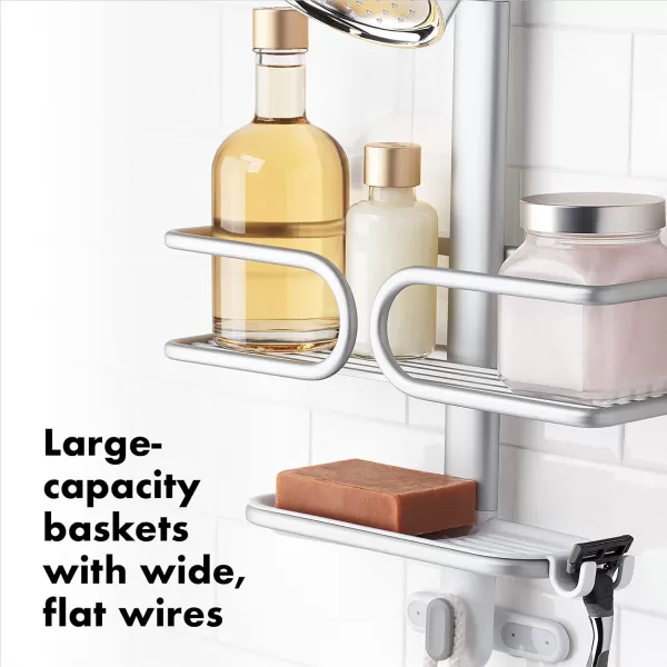 OXO Good Grips 3 Tier Aluminum Shower Caddy