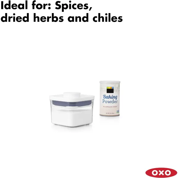 OXO Good Grips 4-Piece Mini POP Container Set, clear