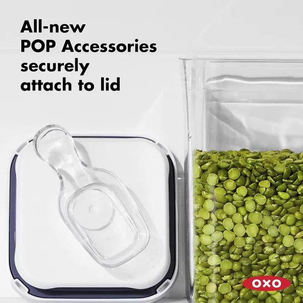OXO Good Grips 4-Piece Mini POP Container Set, clear