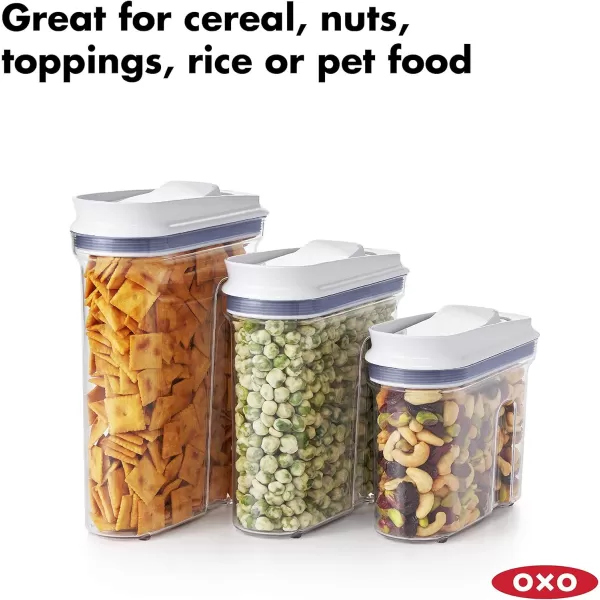 OXO Good Grips Airtight POP Large Cereal Dispenser ,White