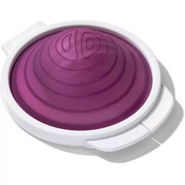 OXO Good Grips Cut &amp; Keep Reusable Silicone Produce Saver Set - Onion and Lemon