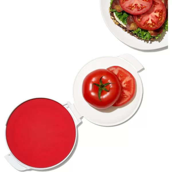 OXO Good Grips Cut &amp; Keep Reusable Silicone Produce Saver Set - Onion and Lemon