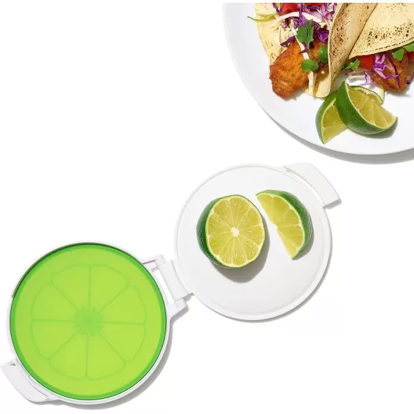 OXO Good Grips Cut &amp; Keep Reusable Silicone Produce Saver Set - Onion and Lemon