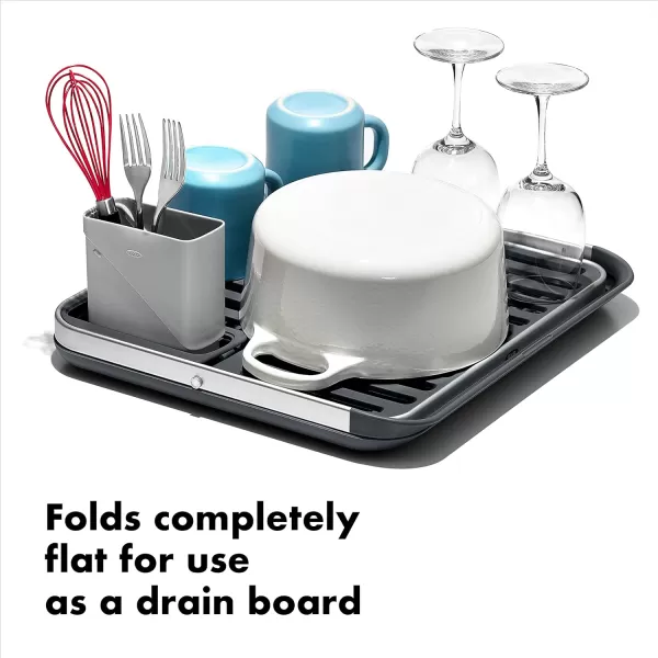 OXO Good Grips Extendable Over-The-Sink Aluminum Dish Rack